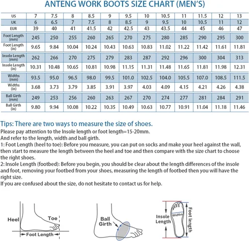 Vista 7 de Botas de trabajo para hombre, piel nobuck aceitada, puntera de acero, zapatos de trabajo para hombre, zapatos de protección antideslizantes