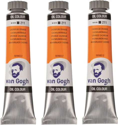 Vista 8 de Tarens T0204-313-3 Van Gogh Azorred Deep Oil Paint, Set of 3, 0.7 fl oz (20 ml)