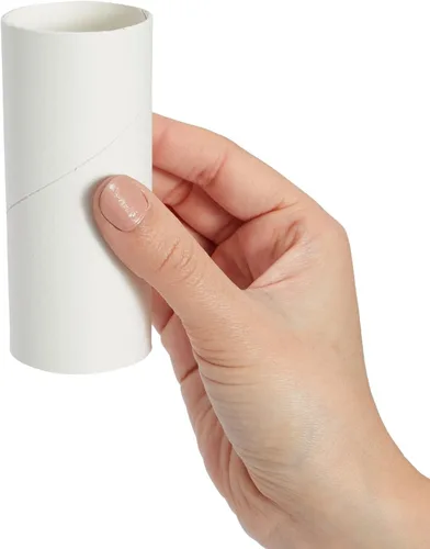 Vista 7 de Paquete de 48 rollos de papel higiénico de cartón, 3.9 in de longitud