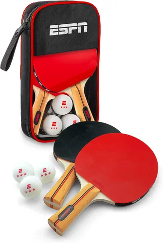 Vista 9 de ESPN Ping Pong Set, Table Tennis Ideal for Family Games and Game Night