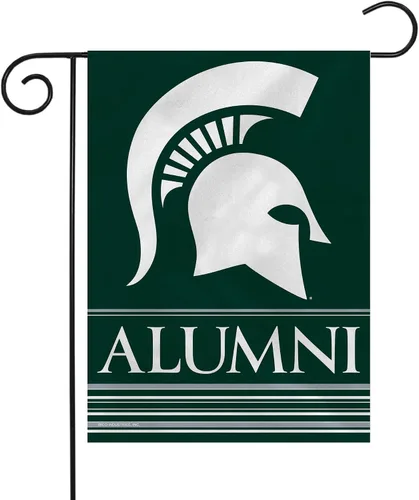 Vista 81 de Rico Industries NCAA Alumni - Bandera de jardín de doble cara de 13 x 18 pulgadas