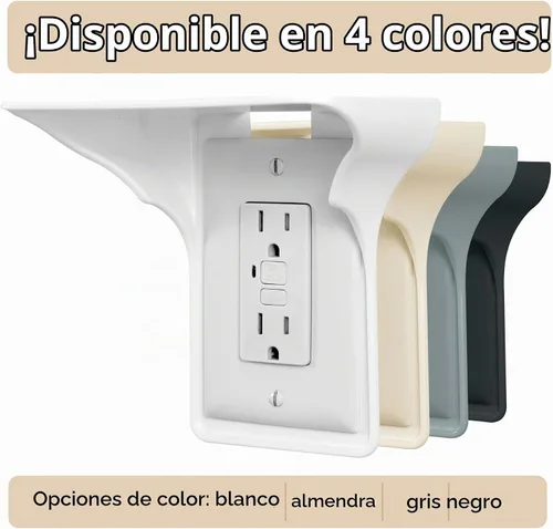 Vista 9 de Power Perch - Estante de salida sin taladro, estantes aptos para inquilinos Almendra
