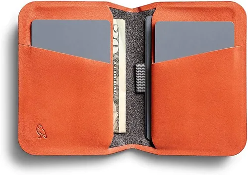 Vista 2 de Bellroy Apex - Funda delgada (billetera delgada de piel plegable, protección RFID), Índigo, Cartera Rfid