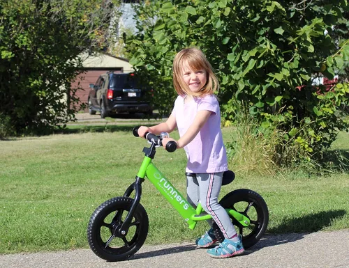 Vista 5 de Runners-Bike Bicicleta de equilibrio 'PushMee' - Bicicleta de entrenamiento ligera de primera calidad para niños pequeños y niños (sin pedales)