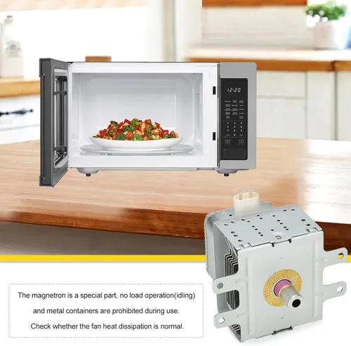 Vista 6 de Magnetrón de microondas 2M261-M32 para el horno de microondas del inversor Panasonic NN-CF771S, reemplaza 2M236-M32, 2M261-M16, prueba del OEM pasada