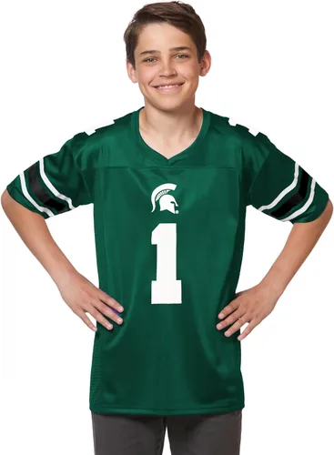 Vista 22 de Little King NCAA - Touchdown Pass - Camiseta de fútbol americano para jóvenes y adolescentes del equipo - Tallas Pequeña Juvenil-XL Juvenil