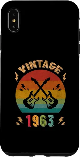 Vista 11 de Vintage 1963 Birthday Guitar Player 63th Guitarist Birthday Case for iPhone 17