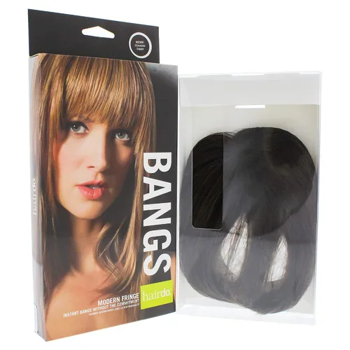 Vista 2 de Hairdo Clip De Flecos Modernos En Bang, R2 Ébano