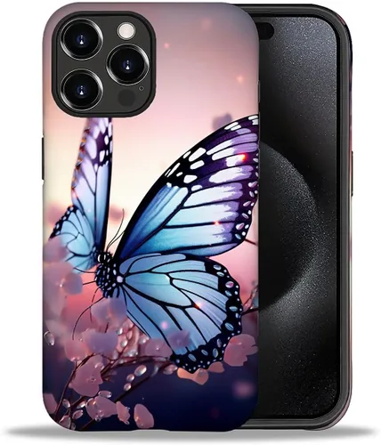 Vista 64 de CARLOCA Compatible con iPhone 12, Funda de Art Deco con patrón, TPU suave + PC duro 2 en 1, Funda protectora única con patrón, antiarañazos, TPU