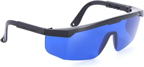 Vista 6 de Gafas de protección Gafas de seguridad láser Gafas de ojo azul verde gafas protectoras, negro+amarillo
