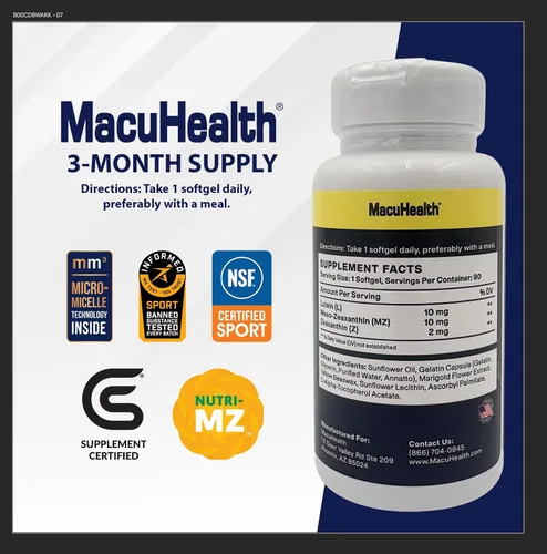 Vista 2 de MacuHealth, 90 ct