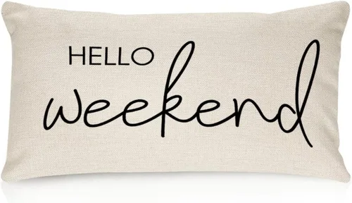 Vista 58 de Better When We are Together - Fundas de almohada lumbar de 12 x 20 pulgadas con citas divertidas de algodón y lino para sofá, decoración de sala