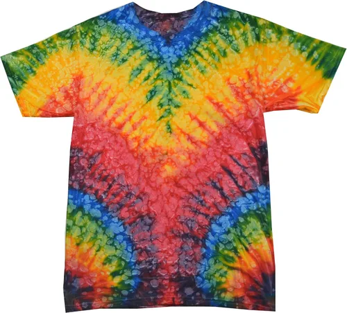 Vista 14 de Colortone Camisetas Tie Dye para Hombre y Mujer - Camisetas de manga corta unisex Tie-Dye para adultos Acadia