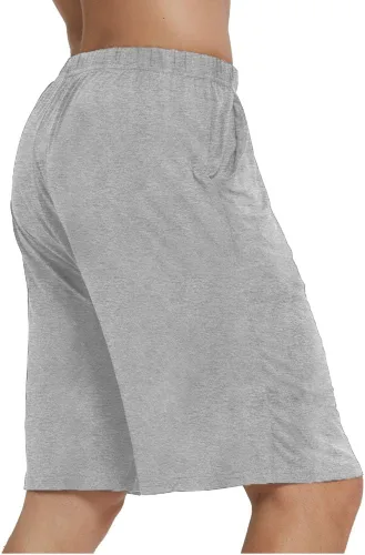 Vista 4 de JINSHI Calzoncillos tipo bóxer elásticos para hombre con bolsillos de modal ultra suave