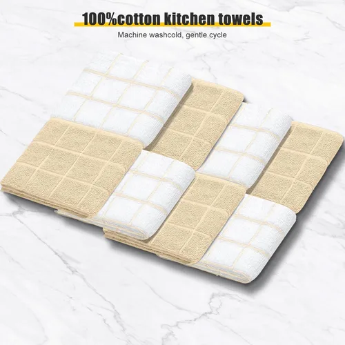 Vista 5 de Juego de agarraderas para horno y paños de cocina/Toallas de cocina y paños de limpieza, guantes de horno y toallas de cocina de 500 grados