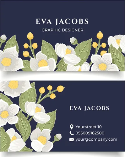 Vista 6 de Tarjetas de visita personalizadas: impresión de tarjetas de identificación profesional personalizada adecuada para mujeres (estilo 3)