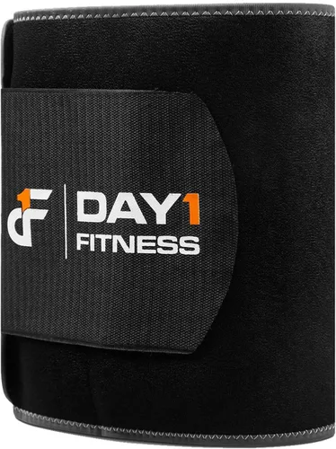 Vista 9 de Day 1 Fitness - Cinturón reductor de cintura duradero para pérdida de peso, entrenamiento abdominal, 5 opciones de tamaño, pequeño a XXL, unisex