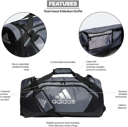 Vista 6 de adidas Team Issue II - Bolsa de lona mediana
