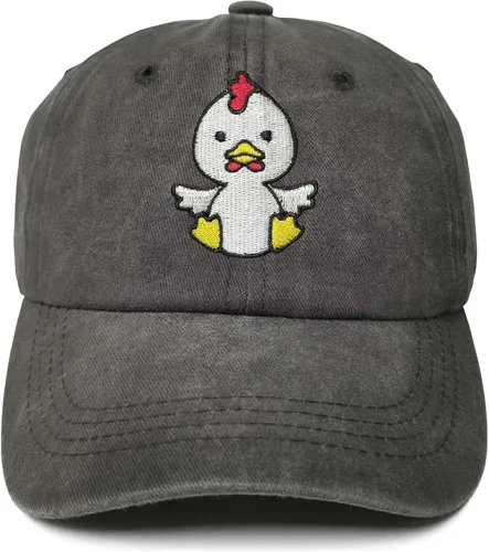 Vista 26 de Gorras de béisbol bordadas con animales para niño y niña