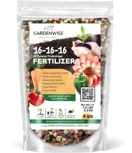 Vista 12 de 10-10-10 Fertilizante para plantas de liberación lenta - 10 10 10 Fertilizante granular multiusos de jardín para verduras, tomate, arborvitae