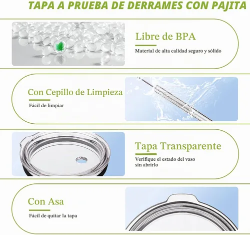 Vista 2 de Vaso de 20 onzas, tapas de repuesto para YETI 16oz pinta/20oz/24oz/25oz