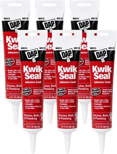 Vista 4 de Dap Kwik Seal - Calafateo adhesivo para cocina y baño, 1 unidad Almendra