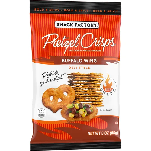 Vista 7 de Snack Factory Pretzel Crisps - Sabor original