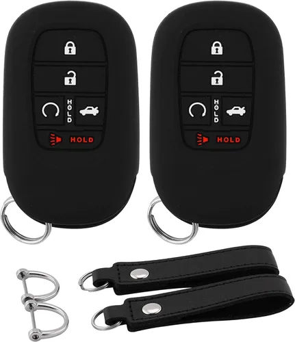 Vista 15 de Funda para Llavero de Silicona para Auto Compatible con Ford F150 Explorer Mustang Edge, para Lincoln MKZ MKX MKC con 5 Botones, Protector Completo