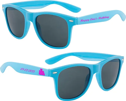 Vista 23 de Gafas de sol de boda personalizadas, gafas de sol personalizadas para invitados, cumpleaños y despedida de soltero