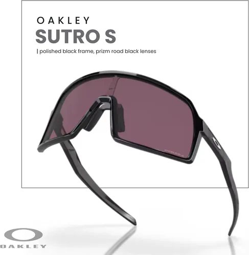 Vista 26 de Oakley Sutro OO9406 / OO9462 - Lentes de sol para hombre, kit de correa de accesorios, bolsa de microfibra