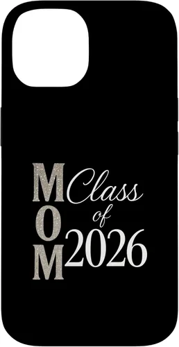 Vista 4 de MOM Class of 2026 - Graduate Proud Parent Case for iPhone 16