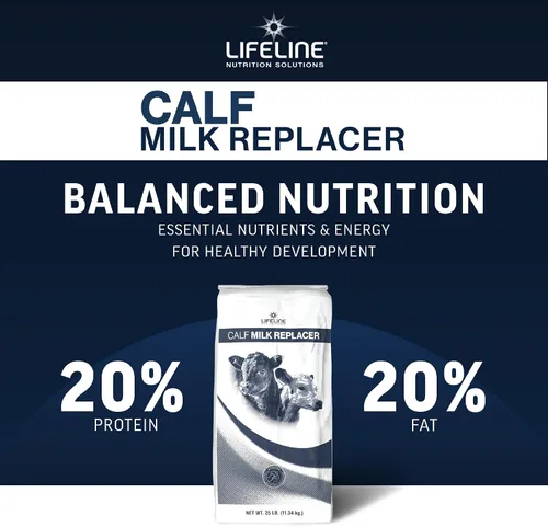 Vista 6 de ANNUSO Lifeline - Reemplazo de leche de ternero 20:20, bolsa de 25 libras