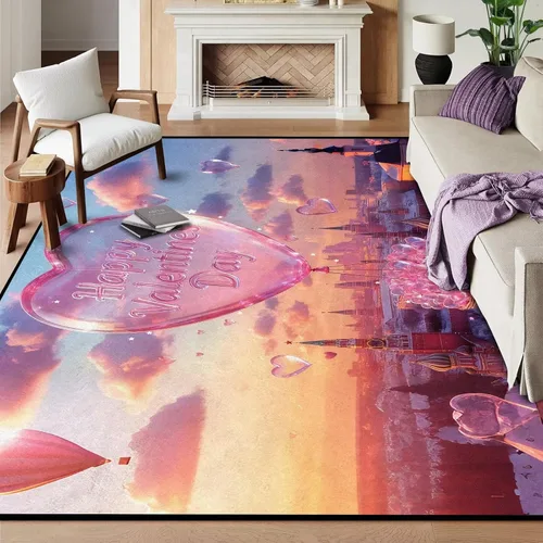 Vista 73 de Alfombras 3D de 3 x 5 pies, color rosa 3D, para dormitorio, lavandería, sala de estudio, alfombra realista de gotas de agua gris plateado 3d rosa 09
