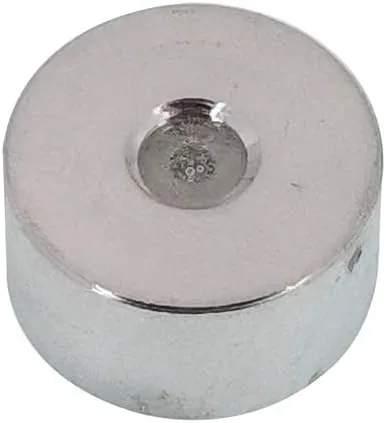 Vista 5 de Mini metal universal horizontal burbuja nivel de agua equilibrio nivel burbuja redondo 0.512x0.276 in (blanco plateado)