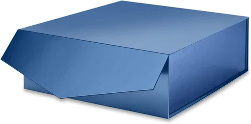 Vista 28 de Caja de regalo negra con tapa magnética para regalo Negro-9