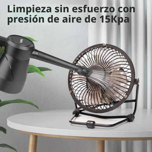 Vista 2 de AFMAT Soplador de aire eléctrico, repuesto para latas de aire comprimido, herramientas de limpieza multiusos con cable de 9.8 pies para electrónica