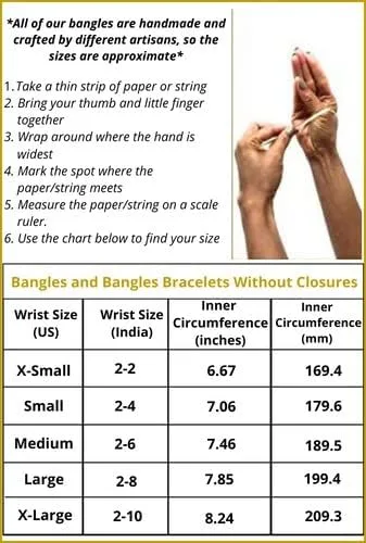 Vista 3 de Efulgenz Juego de pulseras indias oxidadas en tono dorado para mujer, pulseras bohemias con tachuelas de cristal, brazaletes de bola de metal