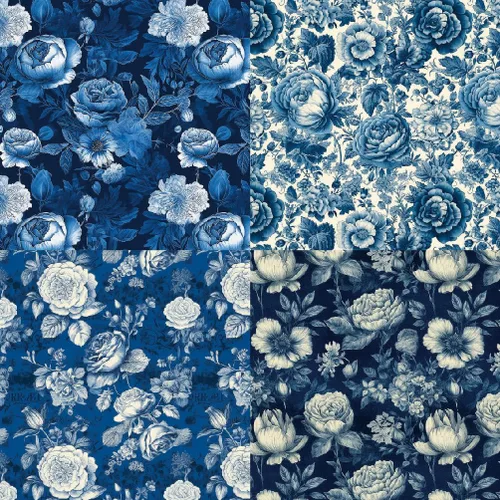 Vista 4 de Papel de cartulina floral, bloc de papel para álbum de recortes de 6 x 6 pulgadas, 24 hojas de papel de patrón de flores de una sola cara, papel