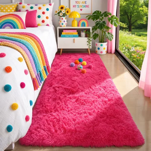 Vista 72 de Alfombras grises pequeñas para dormitorio, 2 x 4 pies, alfombras de pasillo lavables de felpa para pasillo 2- Gris
