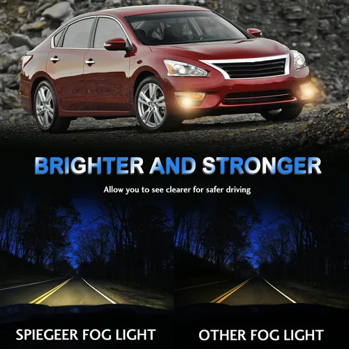 Vista 8 de Kit de repuesto de luces antiniebla para Nissan Altima Sedan 2013 2014 2015, montaje de luces antiniebla con lente transparente, interruptor