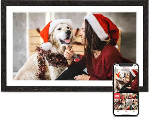 Vista 12 de Frameo Digital Frame WiFi, 15.6 inch Digital Picture Frame Large Display