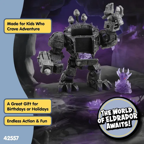 Vista 7 de Schleich Shadow Master Robot, para niños de 7 años en adelante ELDRADOR Juego con función de disparo, torso giratorio y cubierta secreta, idea