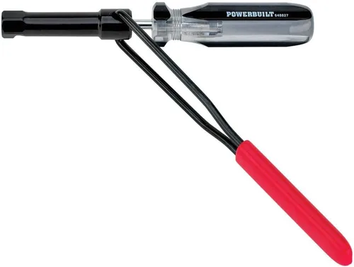 Vista 7 de Powerbuilt herramienta de ajuste de válvula de tuerca de 12 mm y 7-1/2 pulgadas, perno de ajuste de válvula ranurada, para motores de vehículos