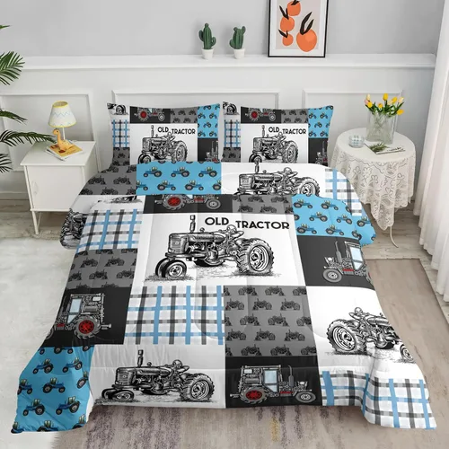Vista 32 de Juego de edredón para niños Axolotl, tamaño individual, juego de ropa de cama con diseño de autos de carreras para niños, niñas, adolescentes