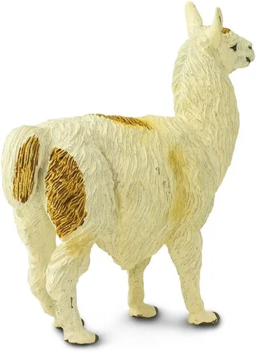 Vista 5 de Safari Ltd. Figura de llama – Figura realista pintada a mano de 4 pulgadas modelo – Juguete educativo y divertido para niños, niñas y niños a partir