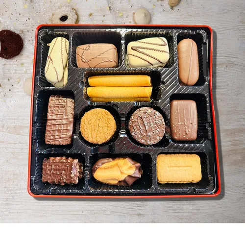 Vista 5 de Desobry Surtido de galletas de chocolate belga 800G