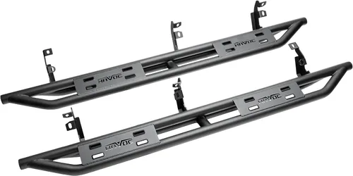 Vista 5 de HAVOC OFFROAD HN2 Nerf Bars para Ford Bronco Negro mate, acero al carbono, aro ergonómico HFB-06-003 Ford Bronco 2021-2025, 4 puertas