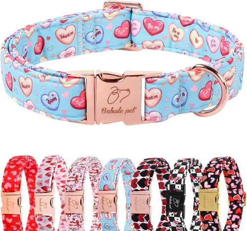 Vista 195 de Collar para perros del 4 de julio, collares patrióticos azules para cachorros y perros pequeños, ligero y ajustable 1776 collares para cachorros