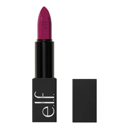 Vista 12 de e.l.f. O Face Lápiz Labial Satinado, Lápiz Labial Cremoso Ricamente Pigmentado, Nutritivo y de Larga Duración, Infundido con Jojoba, Vegano y Sin