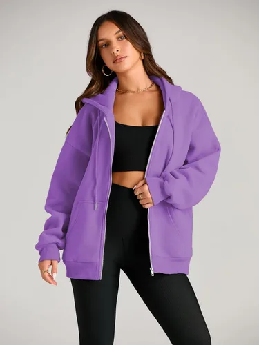 Vista 3 de EFAN lindas sudaderas con capucha para chica adolescente, chaqueta extragrande para el otoño, informales estilo año 2000 (Y2K), con cordón